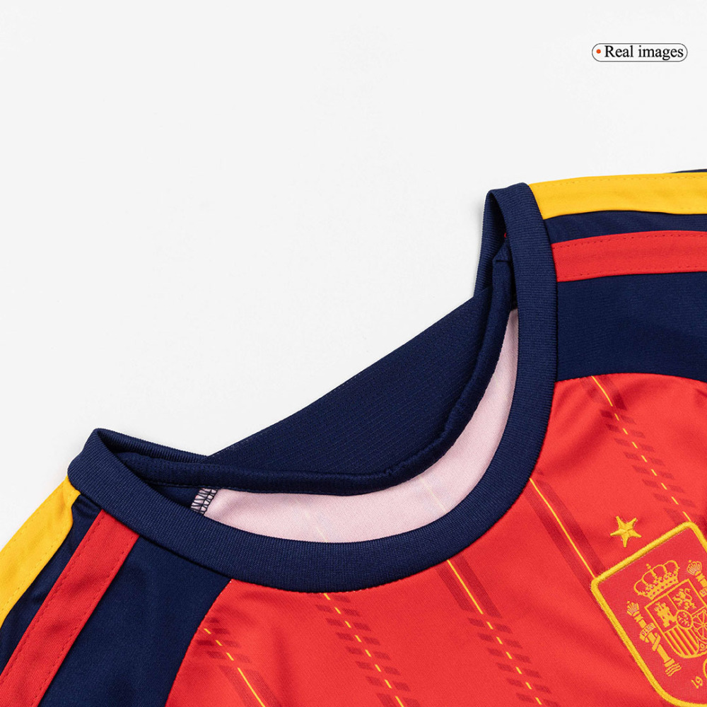 2026 Spain Home World Cup Soccer Kids Full Kit Jersey+Shorts+Socks
