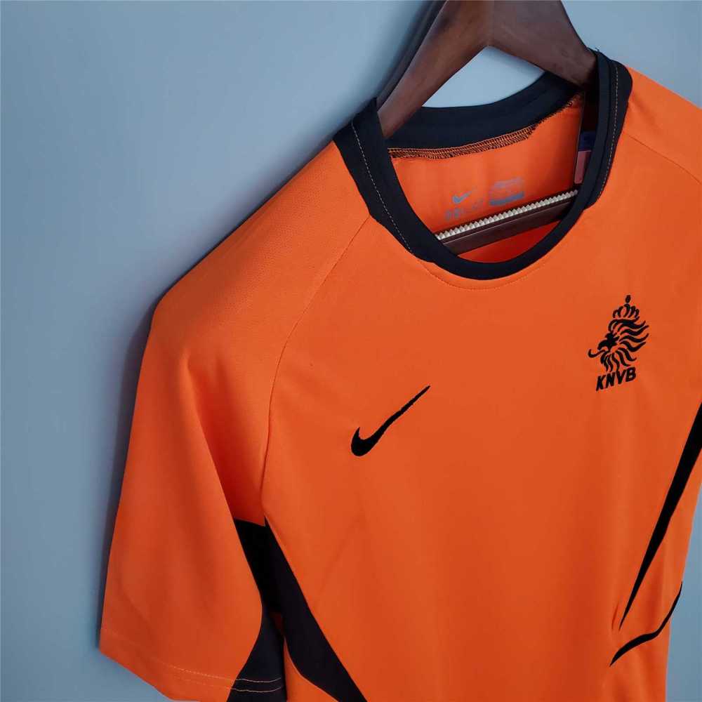 2002 Netherlands  Home Retro Jersey