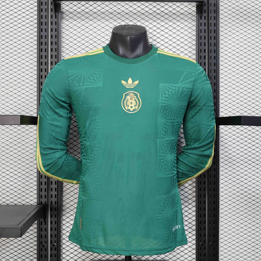 25-26 Mexico Green Special Player Version Jersey Long Sleeve
