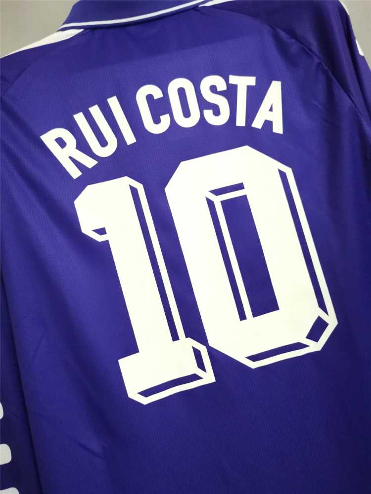 1998-1999 Fiorentina Soccer Home Retro Jersey Long Sleeve