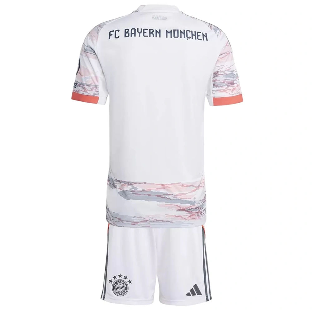 25-26 Bayern Munich Away Soccer Kids Full Kit
