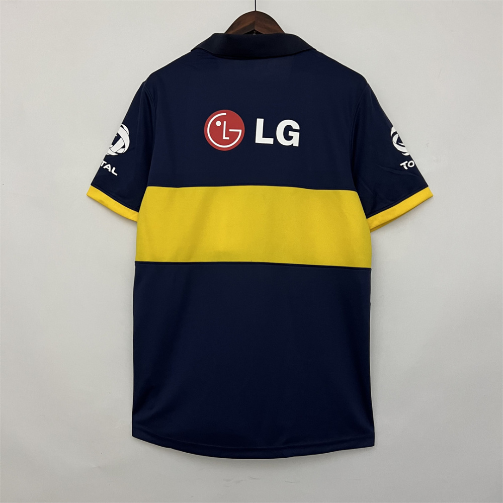 2009-2010 Boca Juniors  Home Retro Jersey