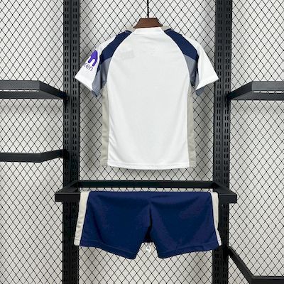 25-26 Tottenham Hotspur Home Soccer Kids Kit Jersey+Shorts