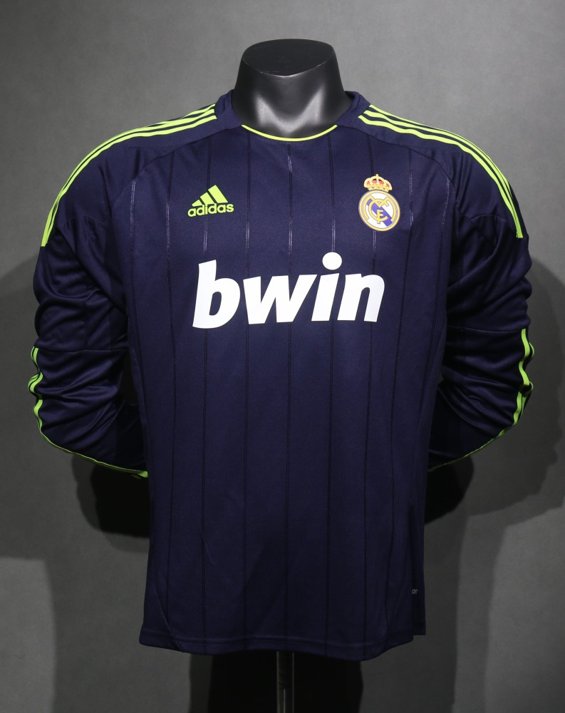 2012-13 Real Madrid Third Away Retro Jersey Player Version Long Sleeve