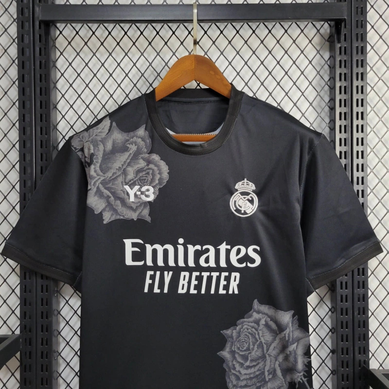 23-24 Real Madrid Y-3 Special Fourth Jersey Black