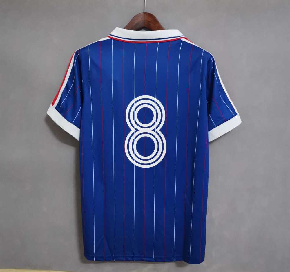 1982 France World Cup Home Retro Jersey