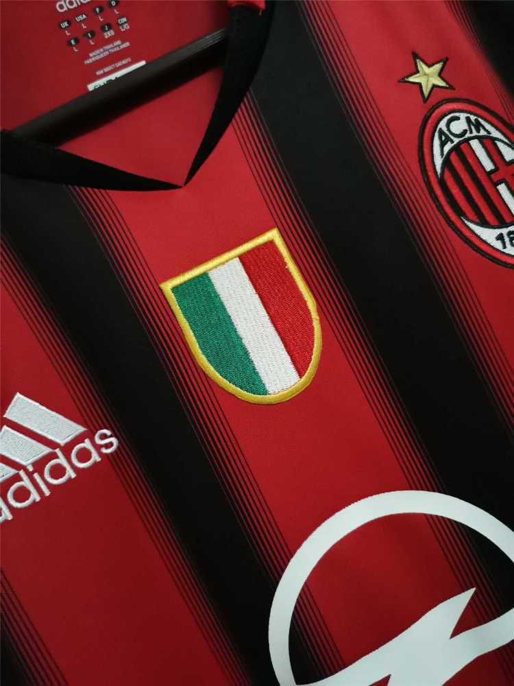 04-05 AC Milan  Retro Jersey Home