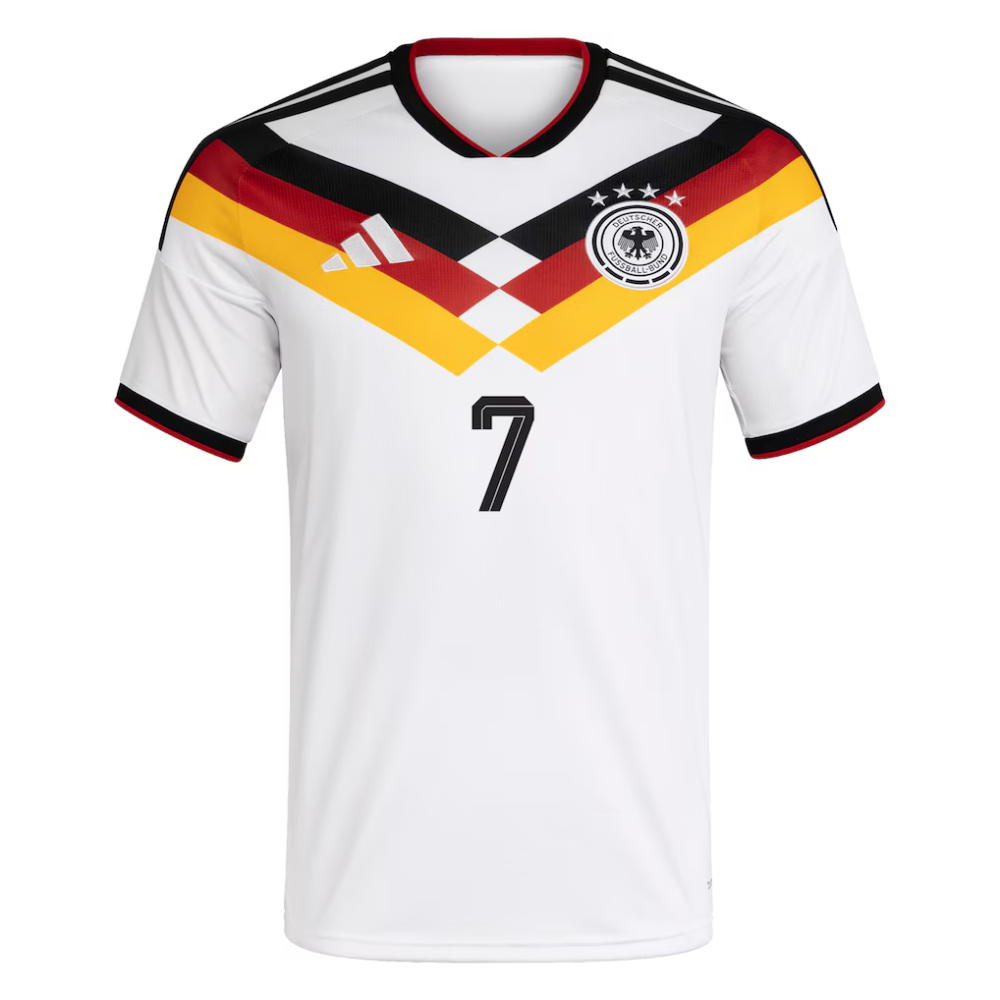 Germany National Team adidas Home Shirt 2026 with Havertz 7 printing