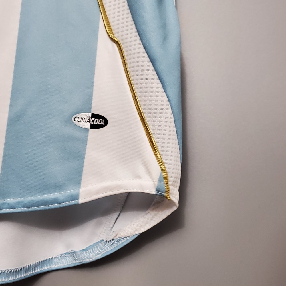 2006 Argentina World Cup Soccer Home Retro Jersey
