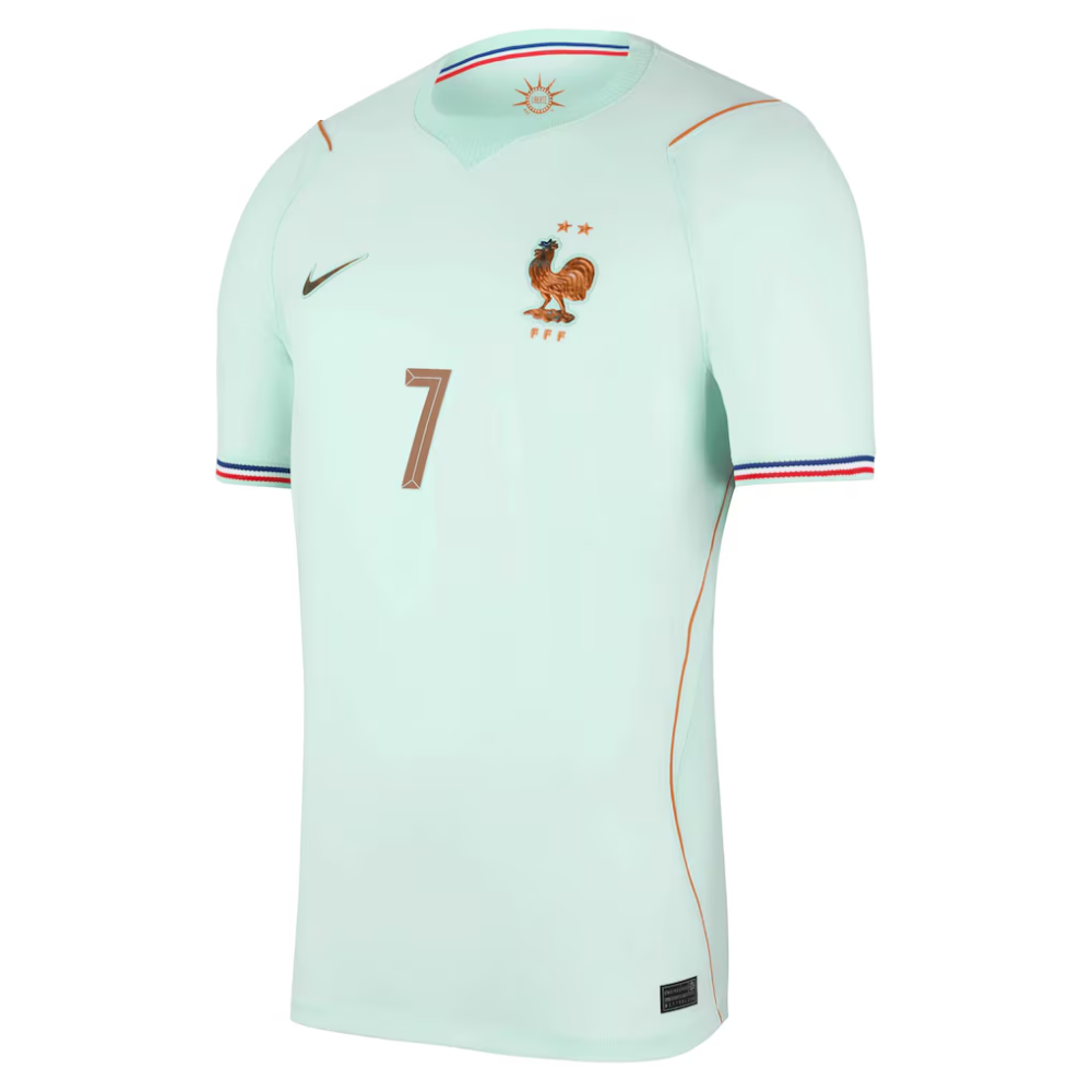 Maillot France Nike FFF Extérieur Stadium 26 avec flocage Dembele 7