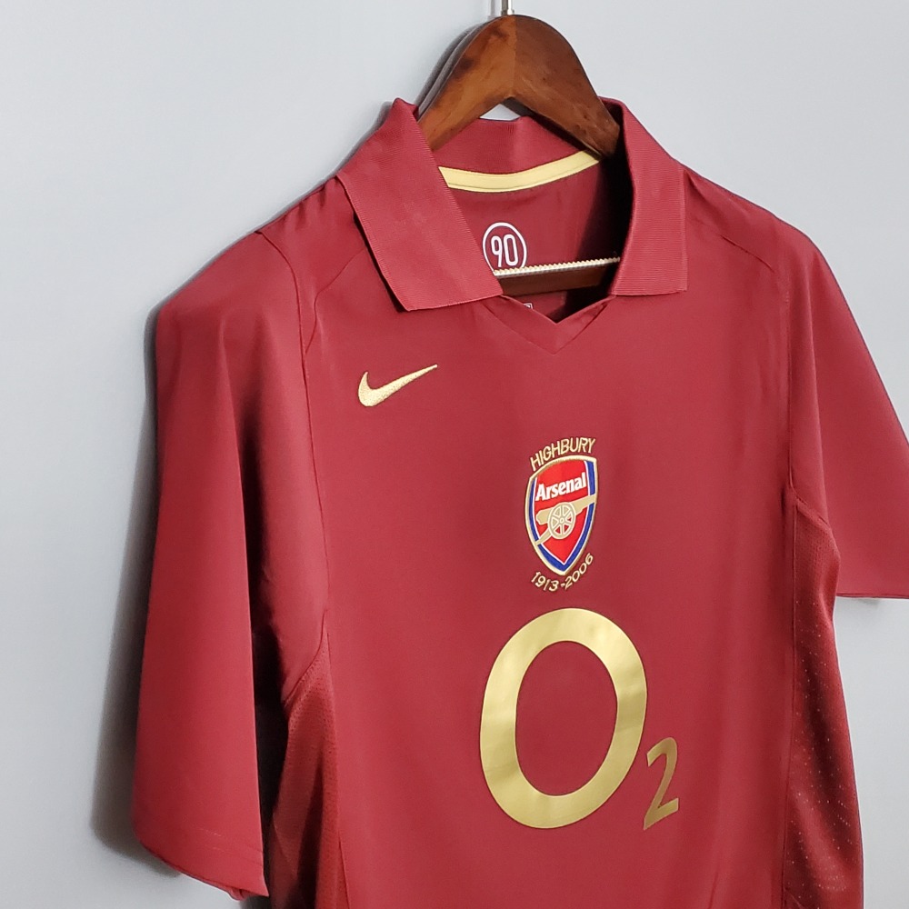 2005-2006 Arsenal Home Retro Version Jersey