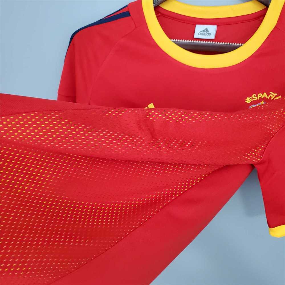 2002 Spain Home World Cup Retro Jersey