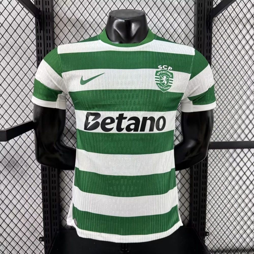 25-26 Sporting CP  Home Soccer Jersey Player Version