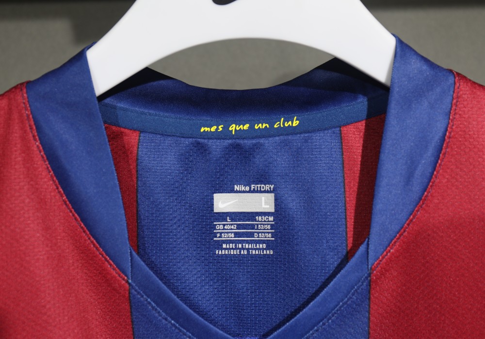 07-08 Barcelona Home Retro Jersey Player Edition