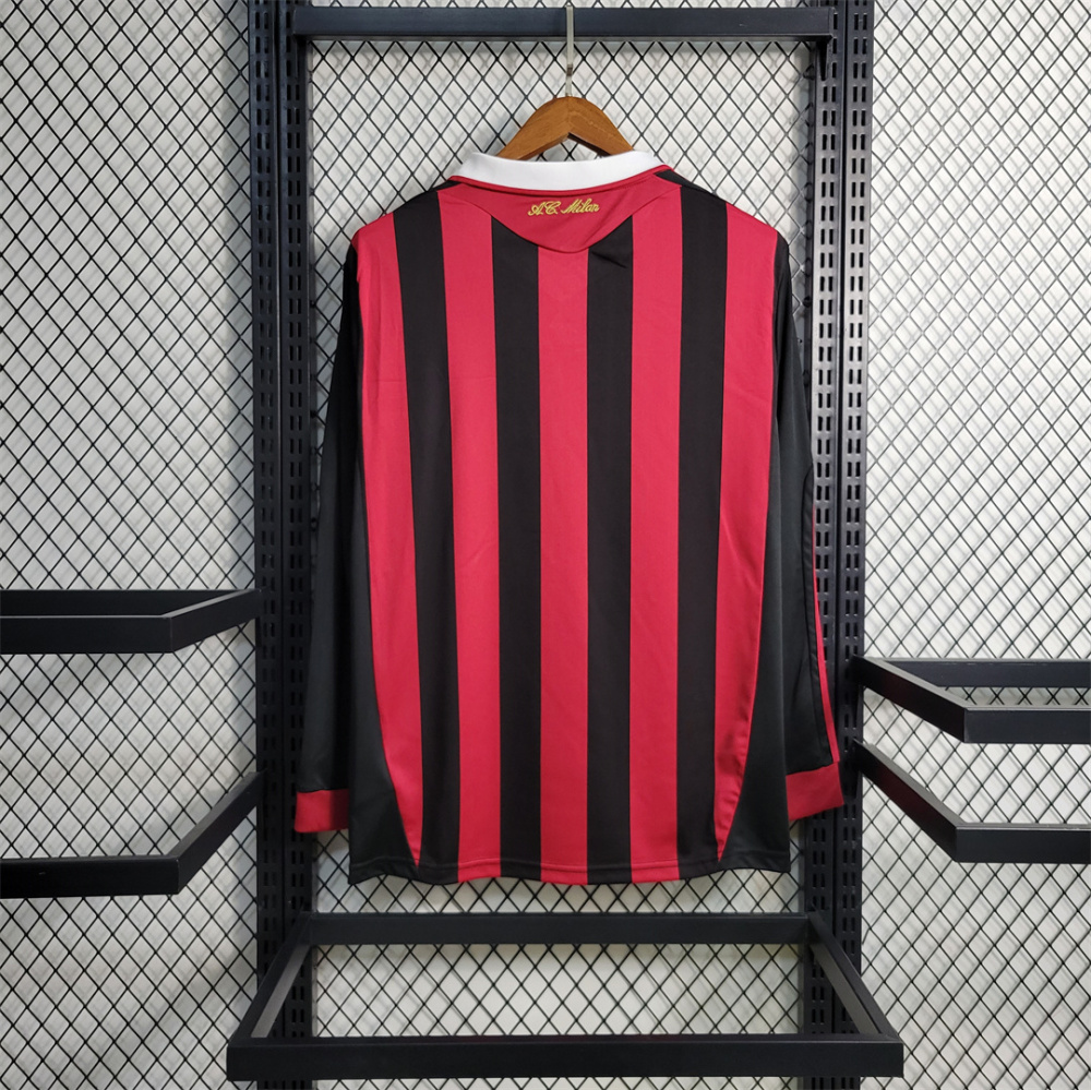 2009-10 AC Milan  Home Retro Jersey Long Sleeve
