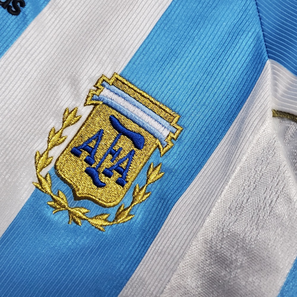 1998 Argentina World Cup Soccer Home Retro Jersey