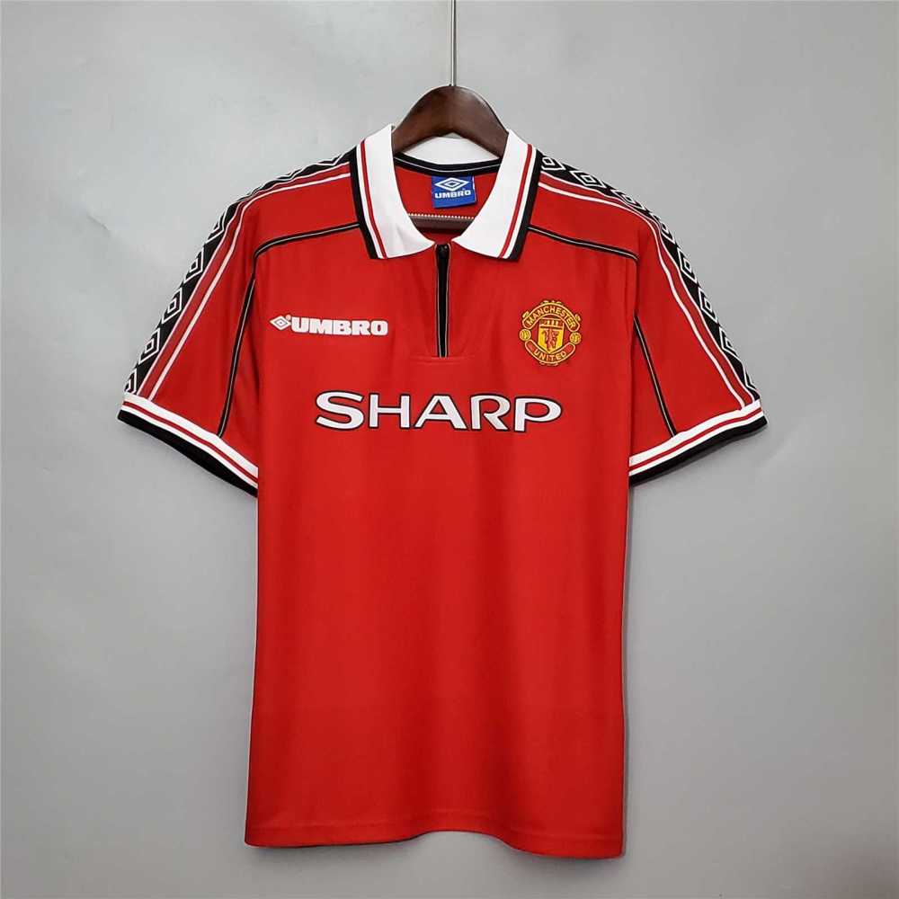 1998-1999 Manchester United Home Retro Jersey