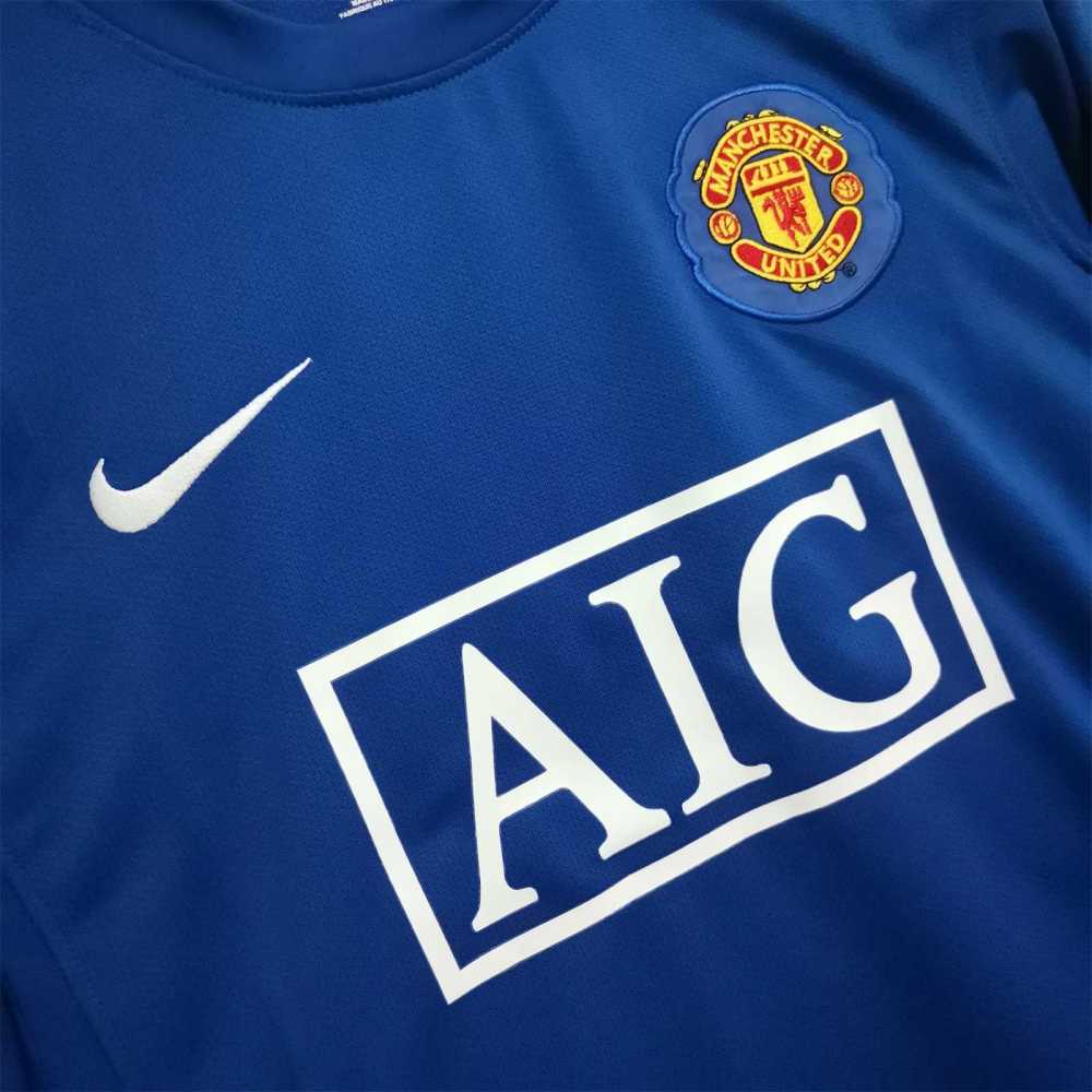 08-09 Manchester United Home Retro Jersey Long Sleeve
