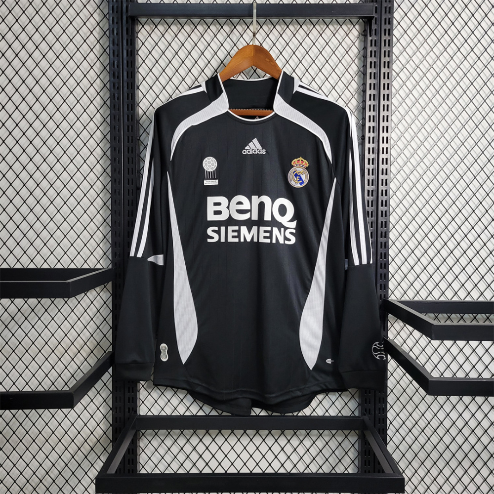2006/07 Real Madrid Away Retro Jersey Long Sleeve