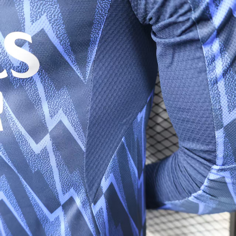 25-26 Arsenal Away Soccer Jersey Play Version Long Sleeve
