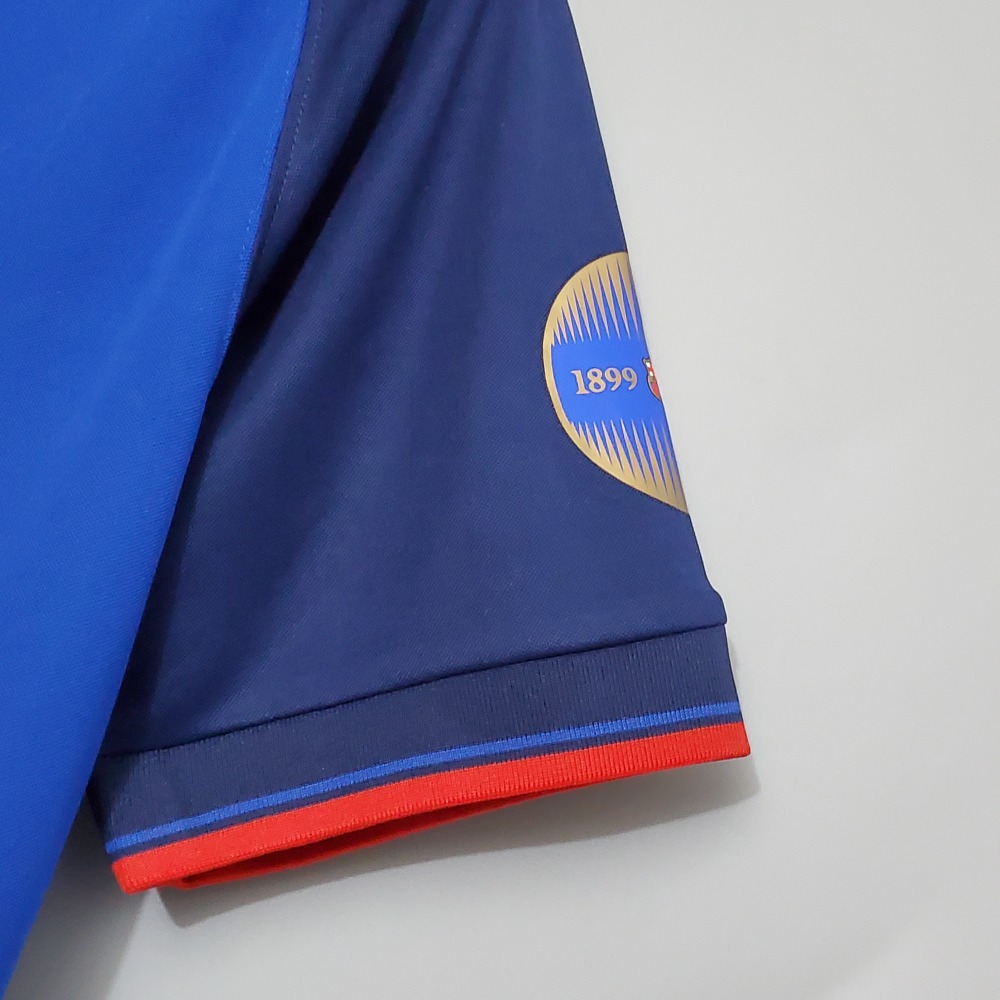 Barcelona 100th Anniversary Version Home Soccer Jersey