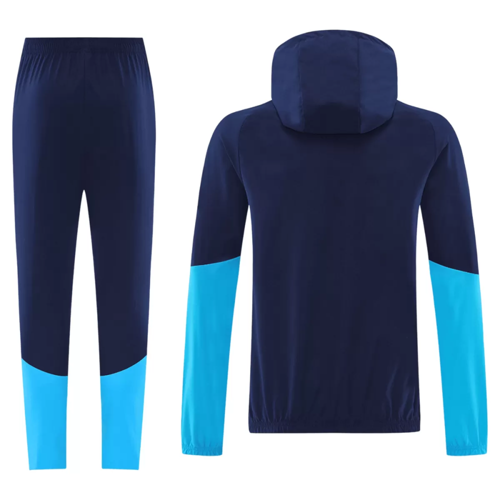 2026 Spain Windbreaker Hoodie Kit(Jacket+Pants) Navy