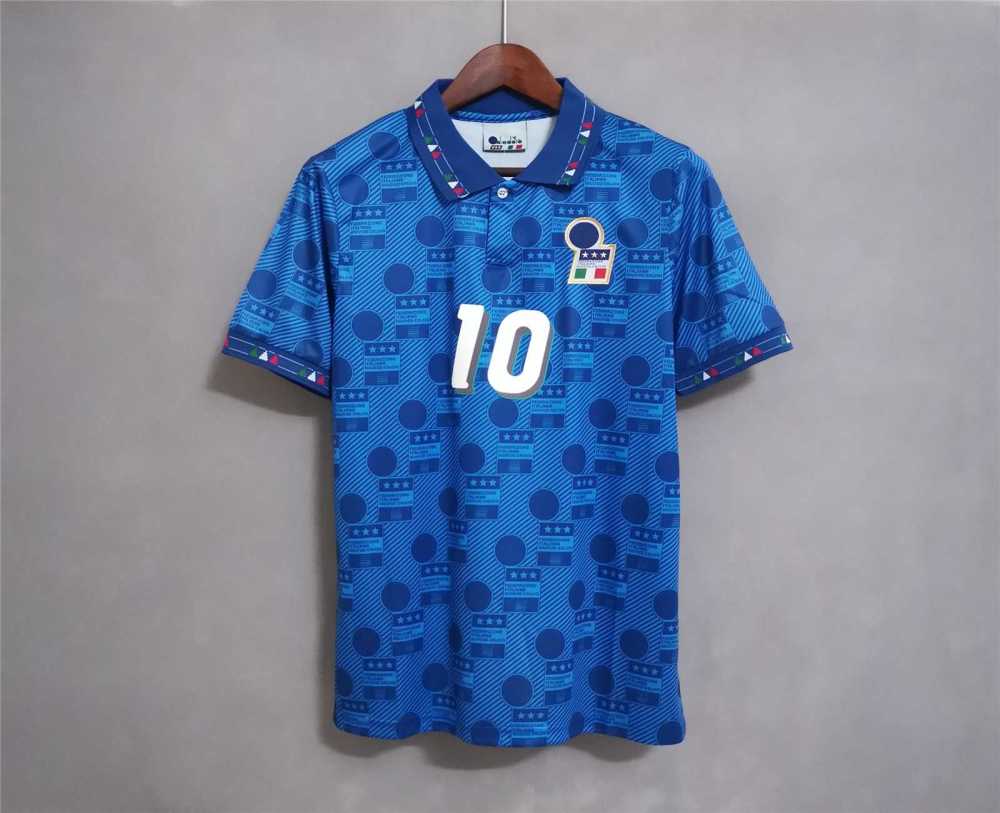 1994 Italy Home World Cup Retro Jersey