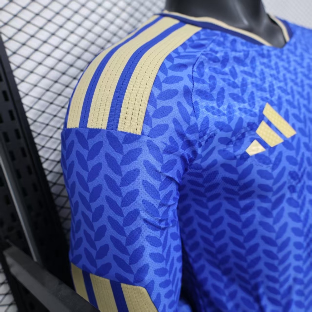 2025-26 Italy World Cup Home Jersey Player Version Long Sleeve