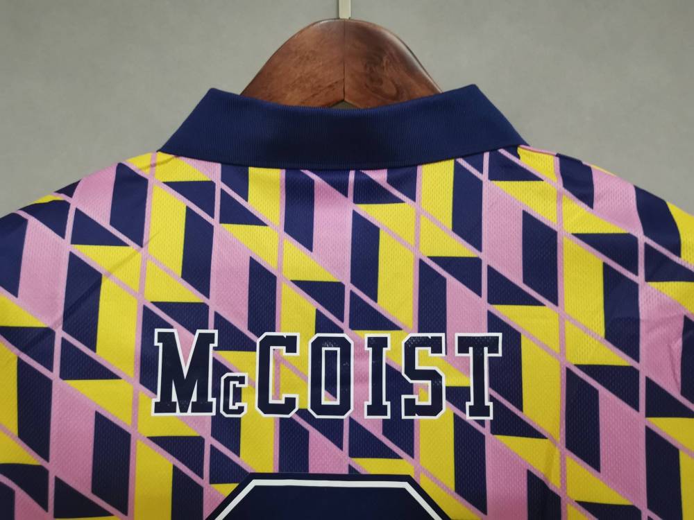 88-89 Scotland Third Away Soccer Retro Jersey
