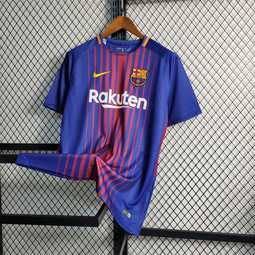 17-18 Barcelona Home Retro Football Jersey