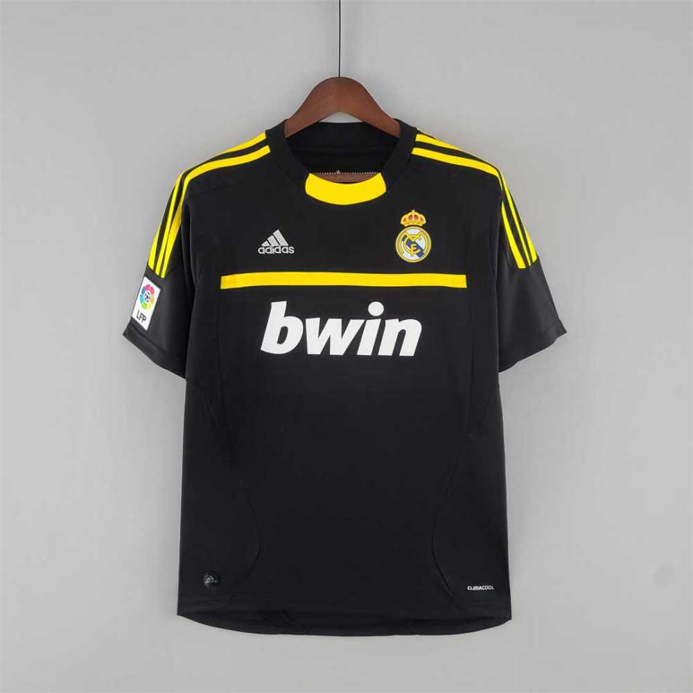 11-12 Real Madrid Away Retro Jersey Goalkeeper Black