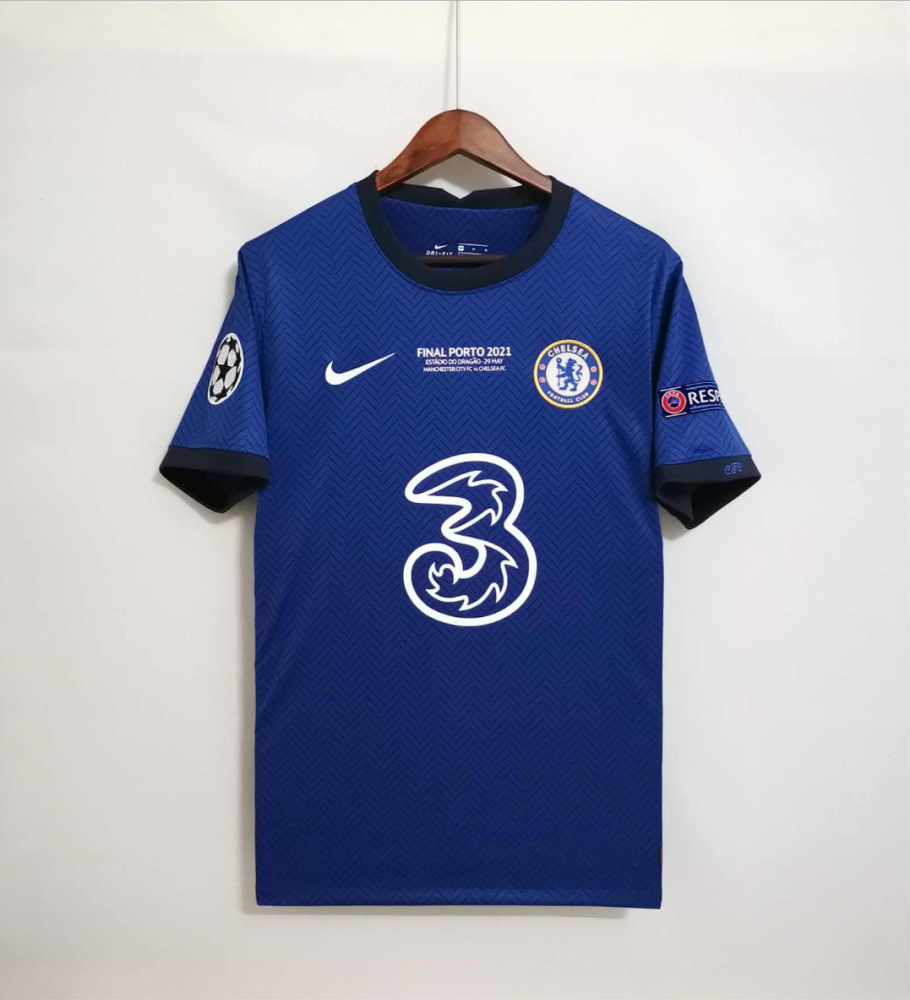 2020-21 Chelsea UCL Final Home Jersey