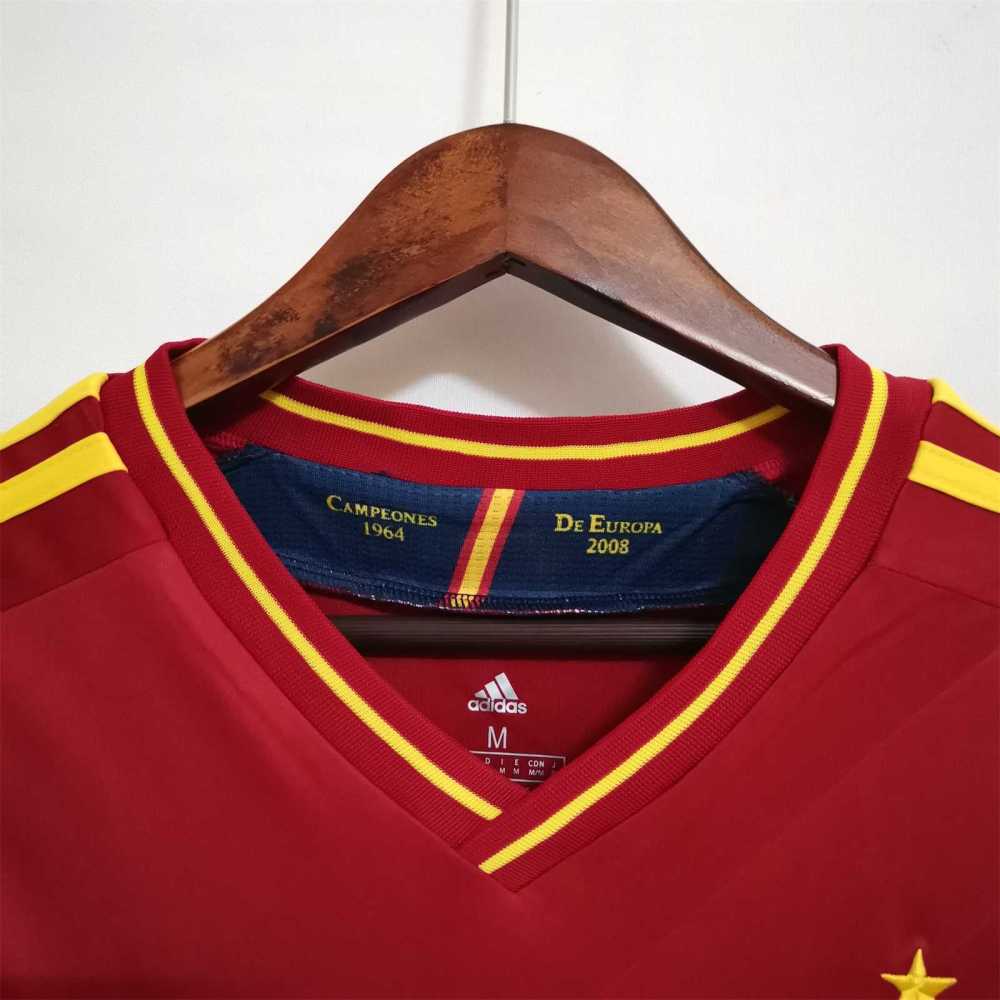 2012 Spain Home Retro Soccer Jersey