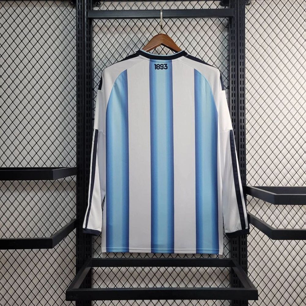 2026 Argentina Home World Cup Soccer Jersey Long Sleeve