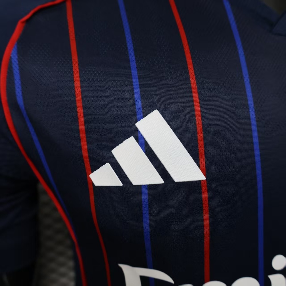 25-26 Olympique Lyonnais Away Soccer Jersey Player Version