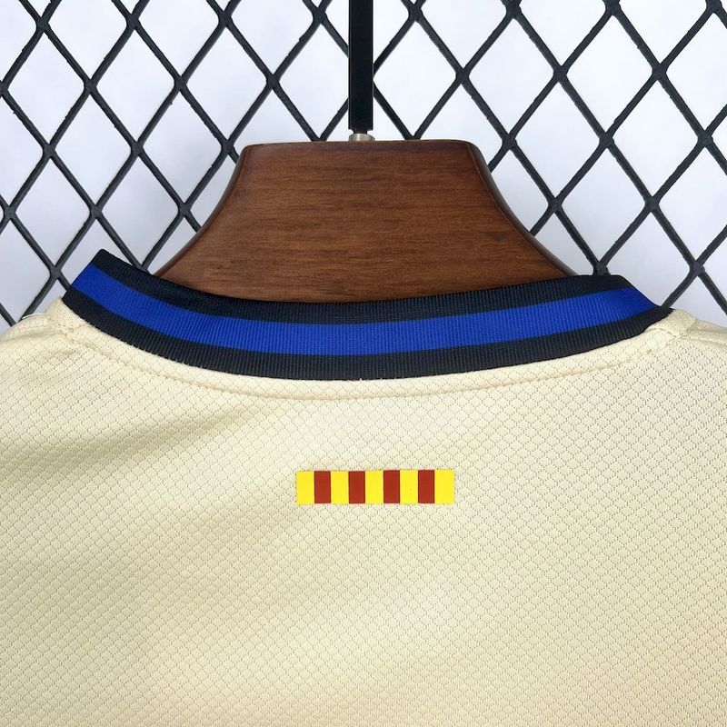 25-26 Barcelona Away Soccer Kids Kit Jersey+Shorts