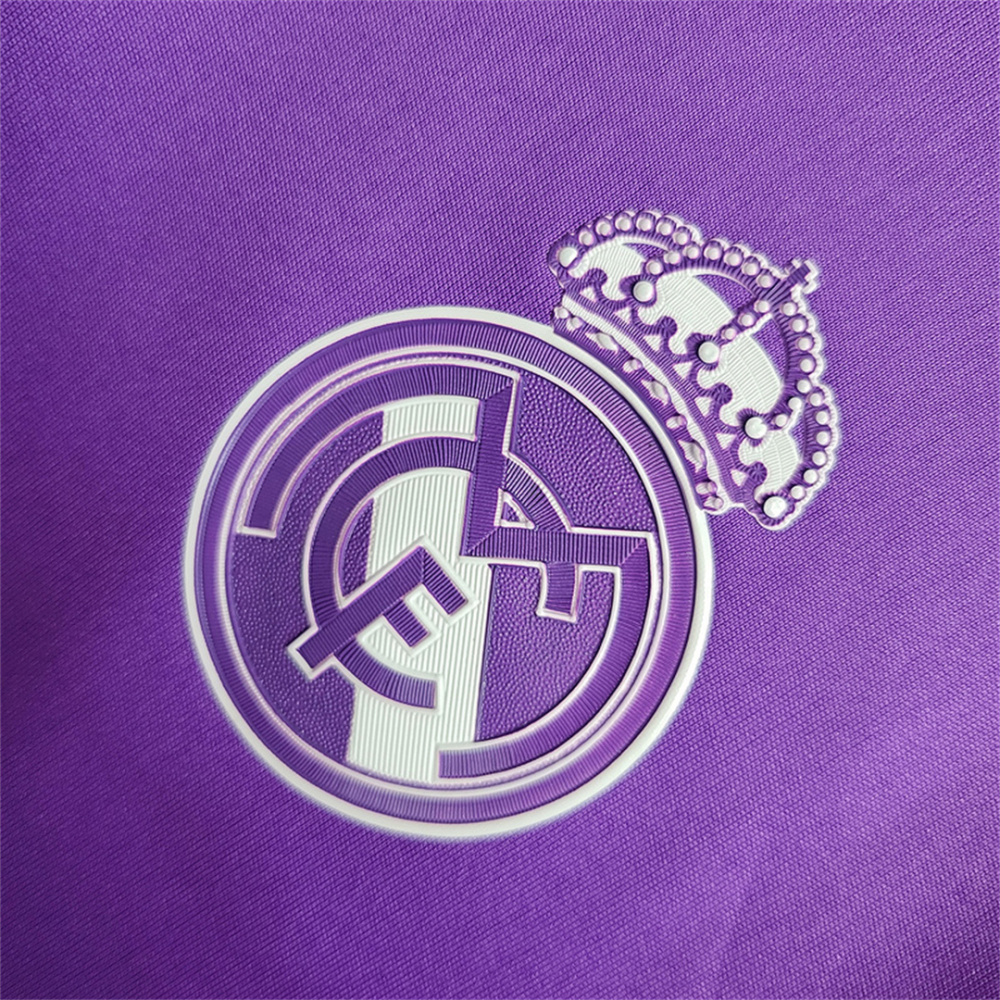 16-17 Real Madrid Away Retro Purple Jersey