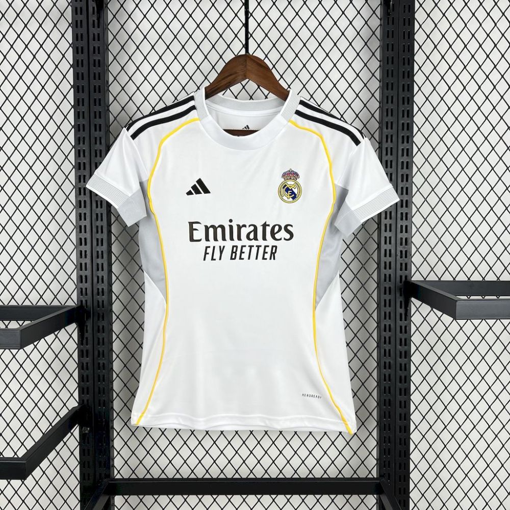 25-26 Real Madrid Home Woman Soccer Jersey