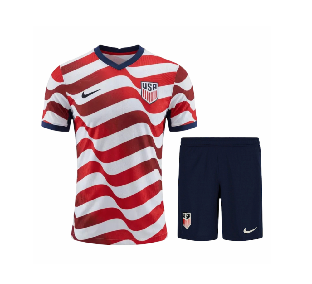 2026 USMNT Home World Cup Soccer Kit Jersey+Shorts