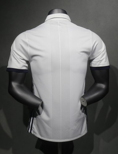 16-17 Real Madrid Home Retro Jersey Player Version