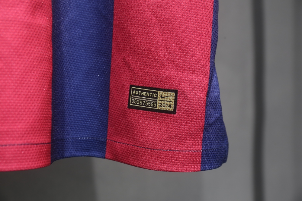 14-15 Barcelona Home Retro Jersey Player Version