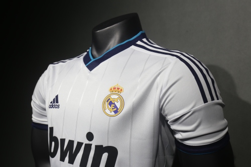 2012/13 Real Madrid Home Retro Jersey Player Version