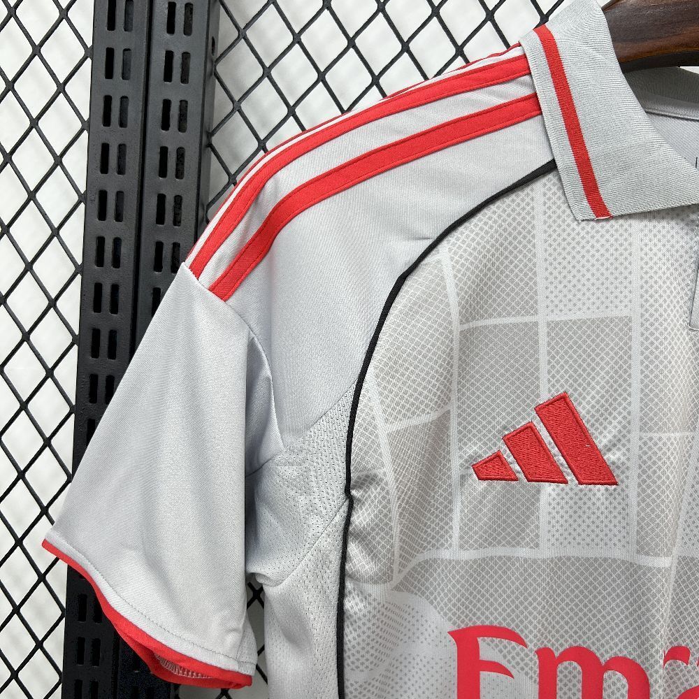 25-26 Olympique Lyonnais Second Away Soccer Jersey