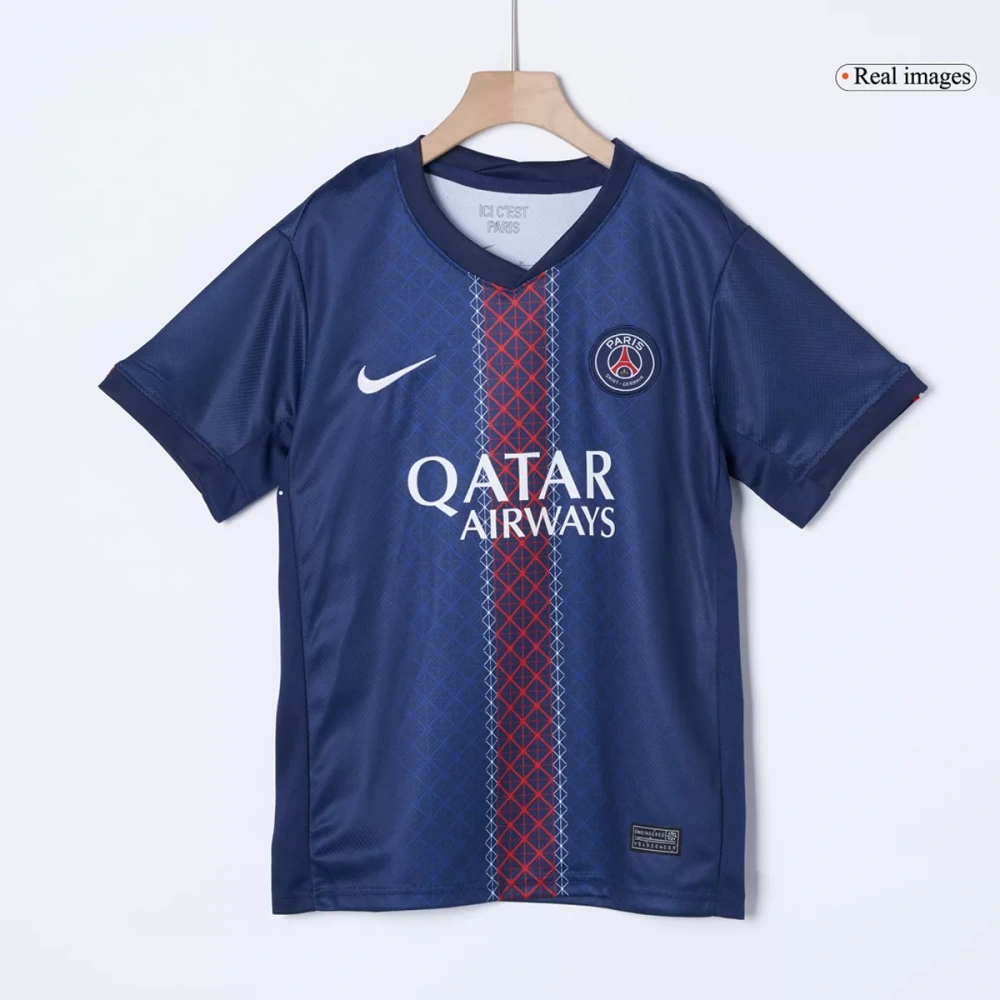 25-26 PSG Home Soccer Kids Full Kit Jersey+Shorts+Socks