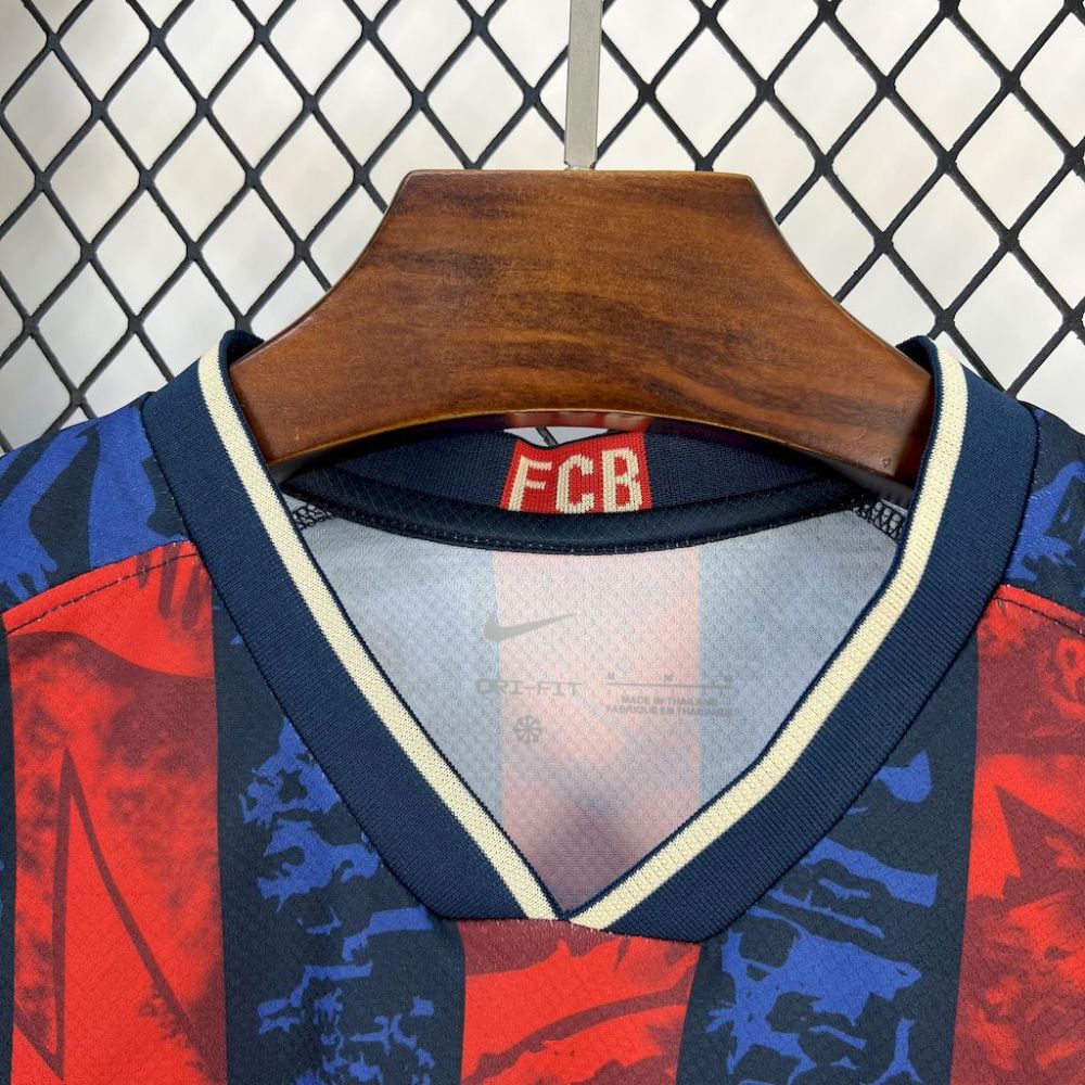 25-26 Barcelona Red-Blue Special Soccer Jersey