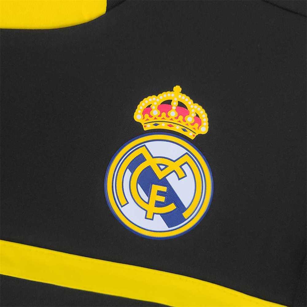 11-12 Real Madrid Away Retro Jersey Goalkeeper Black