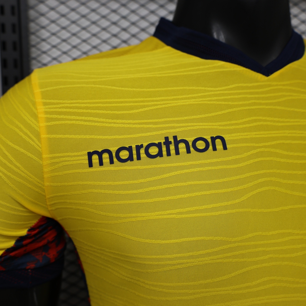 2026 Ecuador World Cup Home Soccer Jersey Player Version