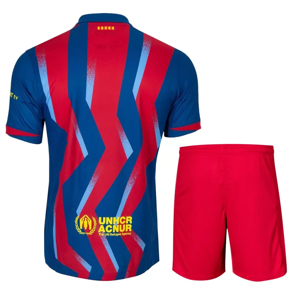 25-26 Barcelona Fourth 'El Clásico' Soccer Kit Jersey+Shorts