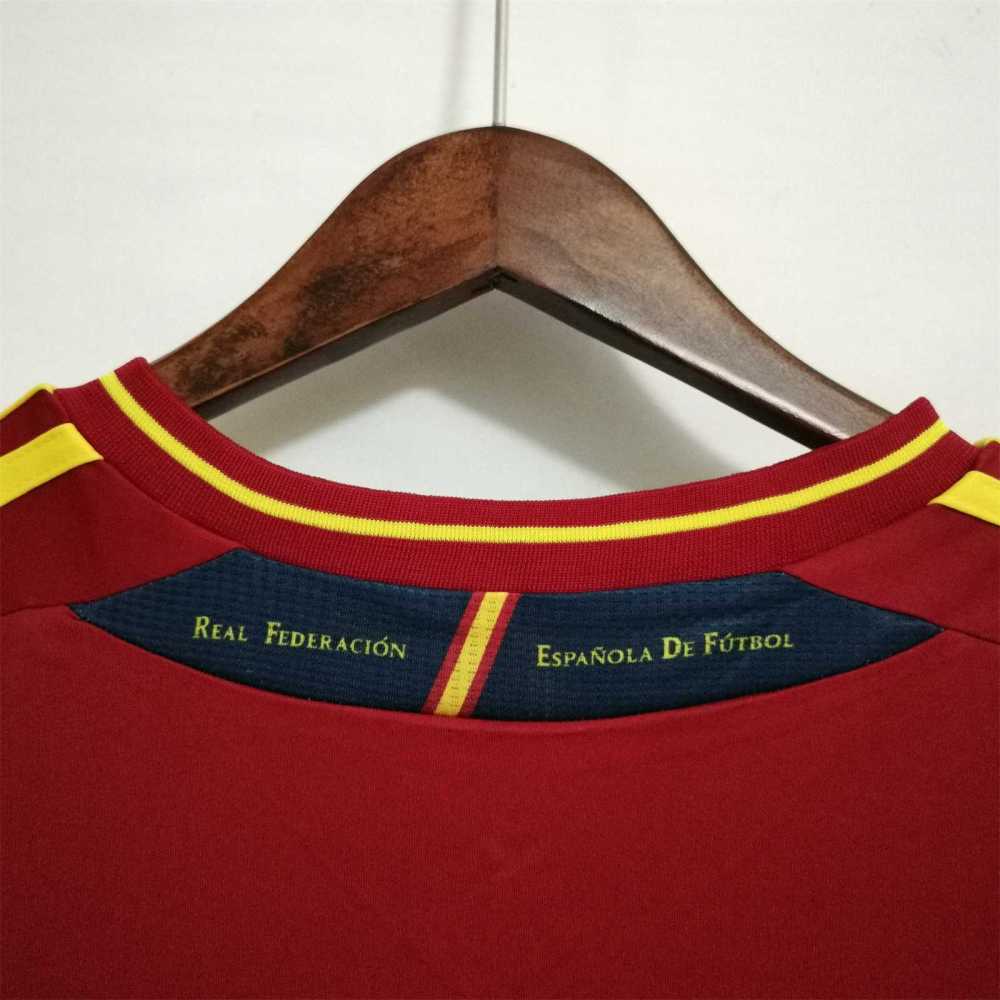 2012 Spain Home Retro Soccer Jersey