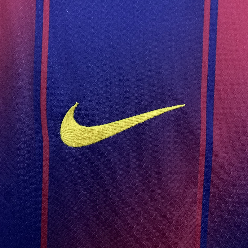 25-26 Barcelona Red Blue Home Soccer Jersey